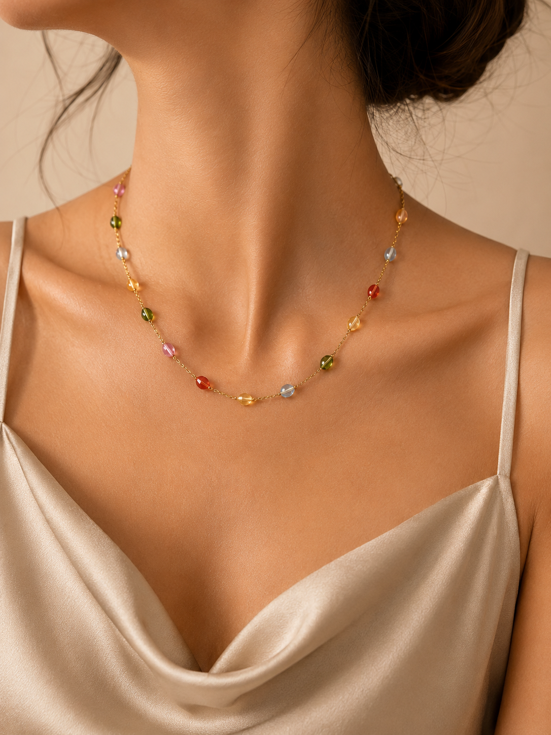 Aurielle Lumière Gemstone Necklace