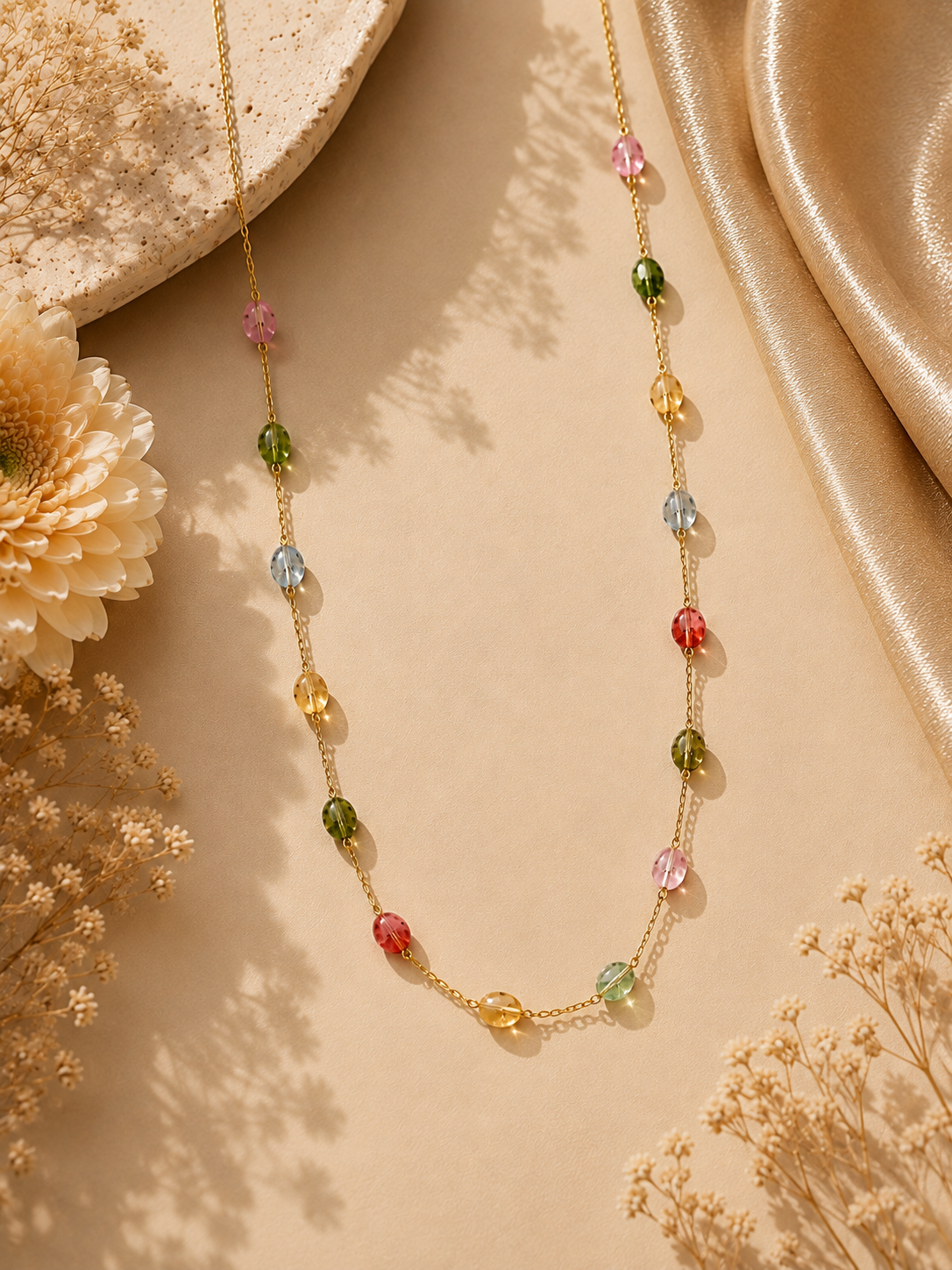 Aurielle Lumière Gemstone Necklace