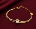 Aurielle Emerald Crystal Bracelet