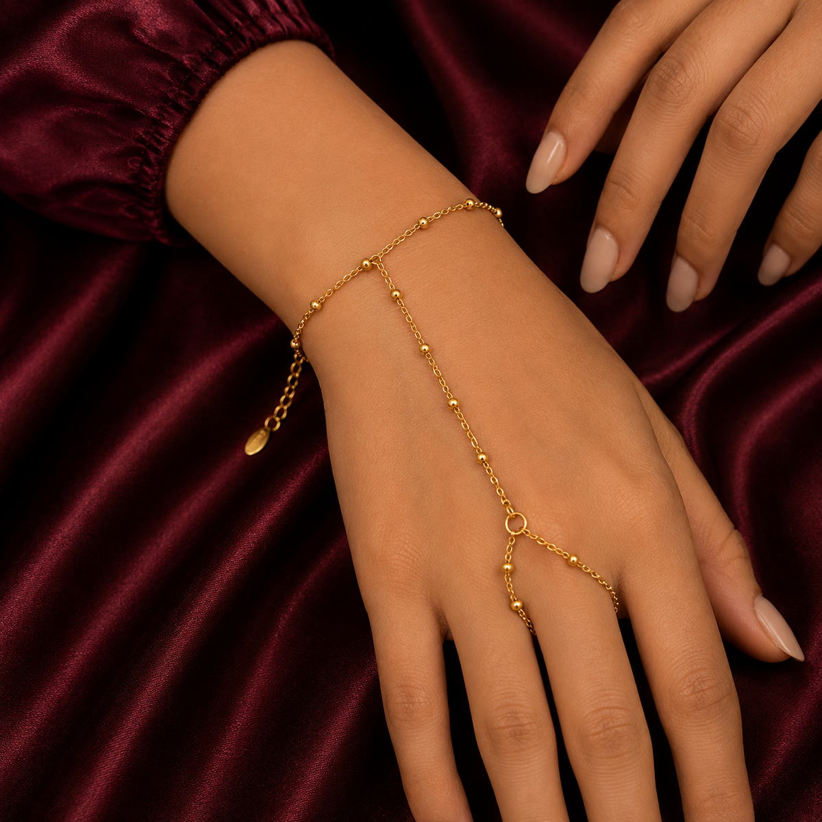 Aurielle Hand Chain Bracelet