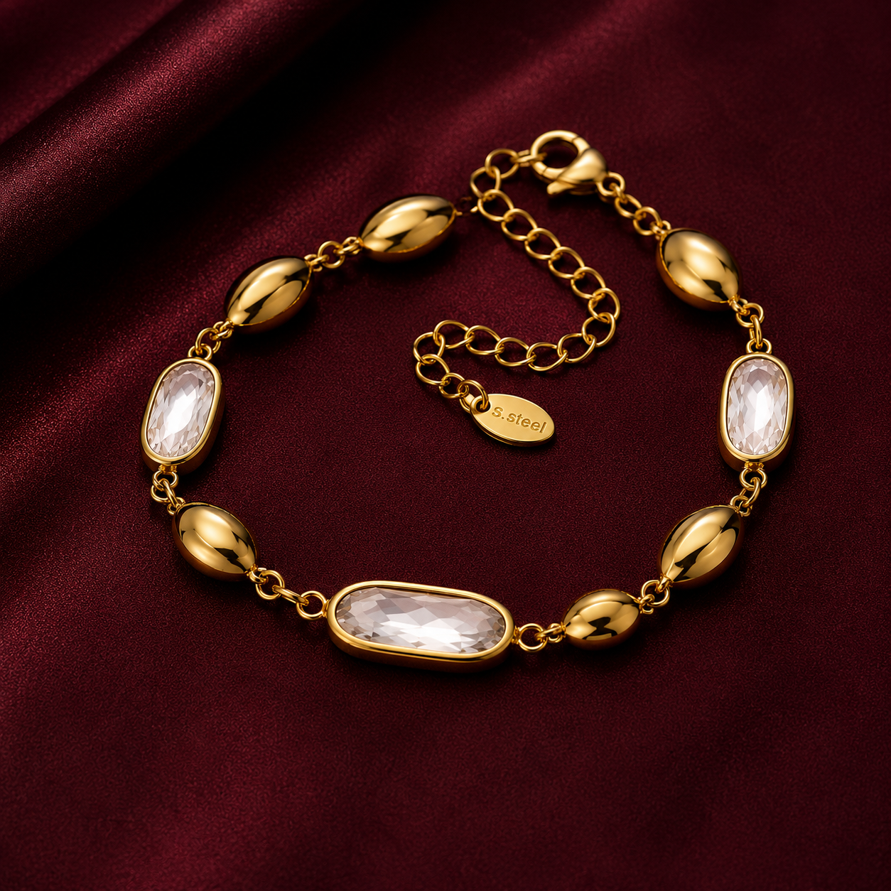 Aurielle Oval Crystal Bracelet.