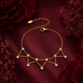 Aurielle Crystal Anklet