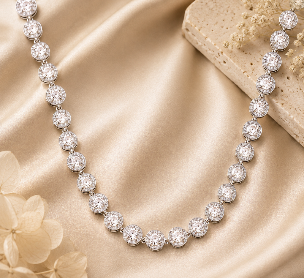 Celeste Halo Necklace