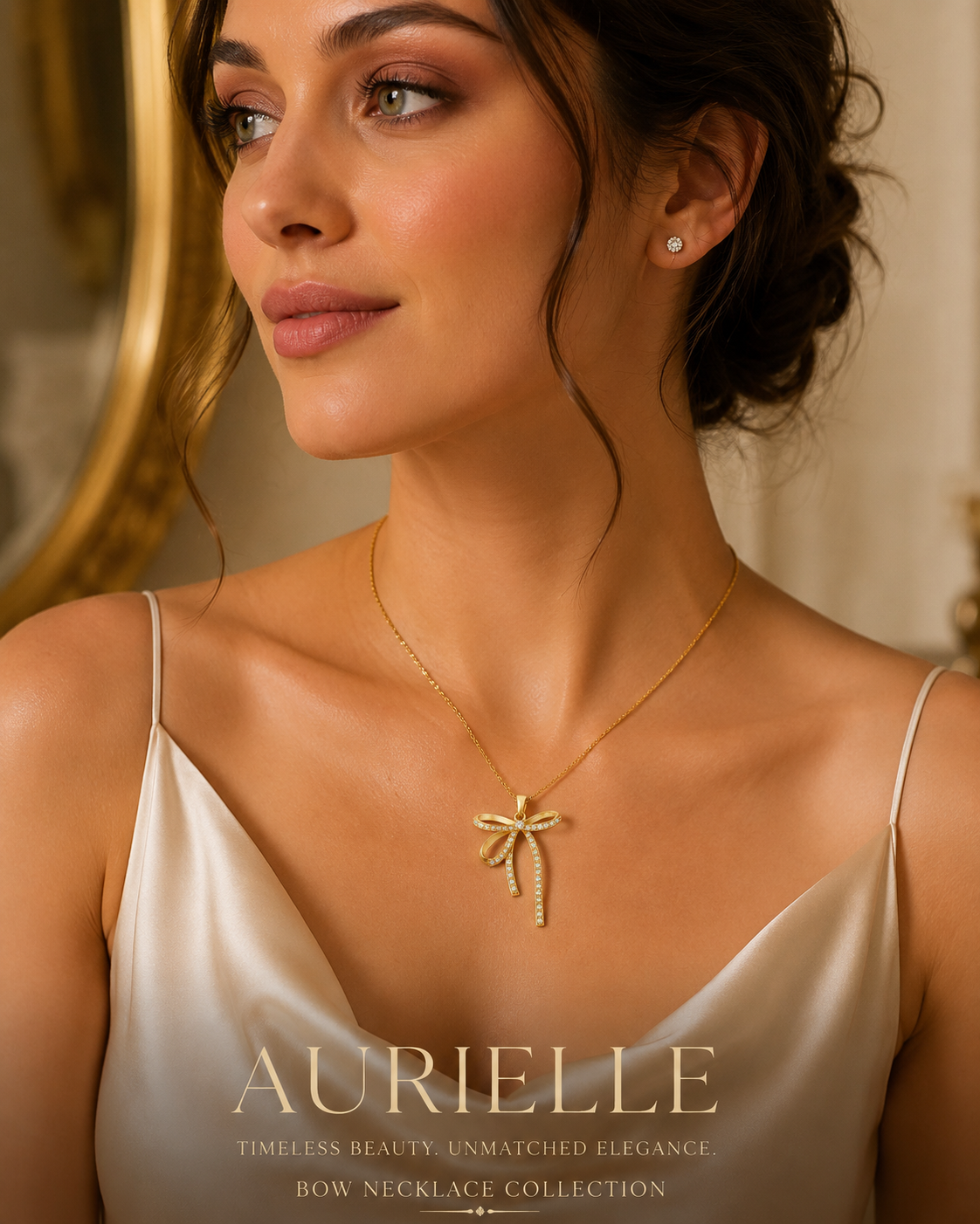 Aurielle  Bow Necklace