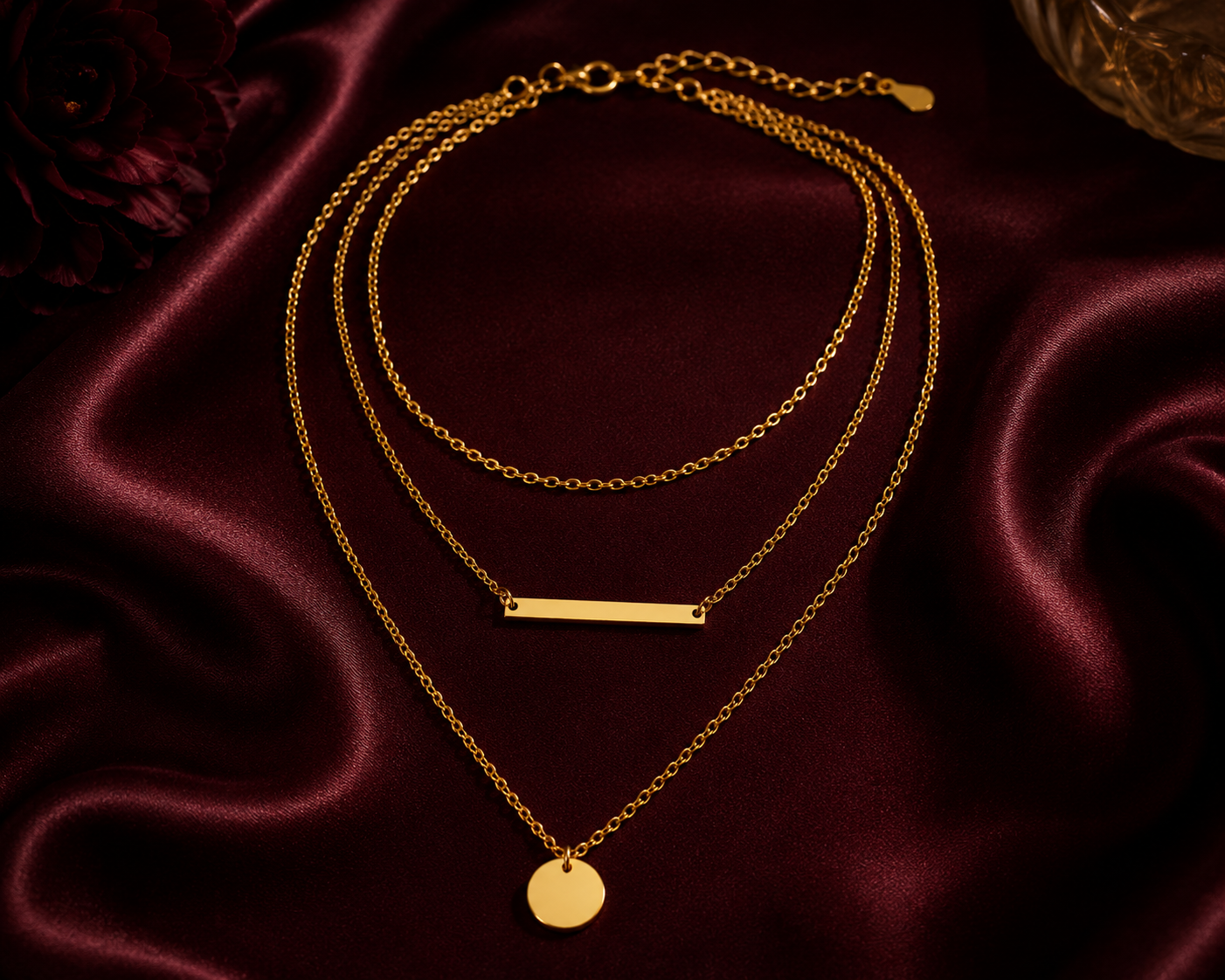 Aurielle Golden Layers Necklace