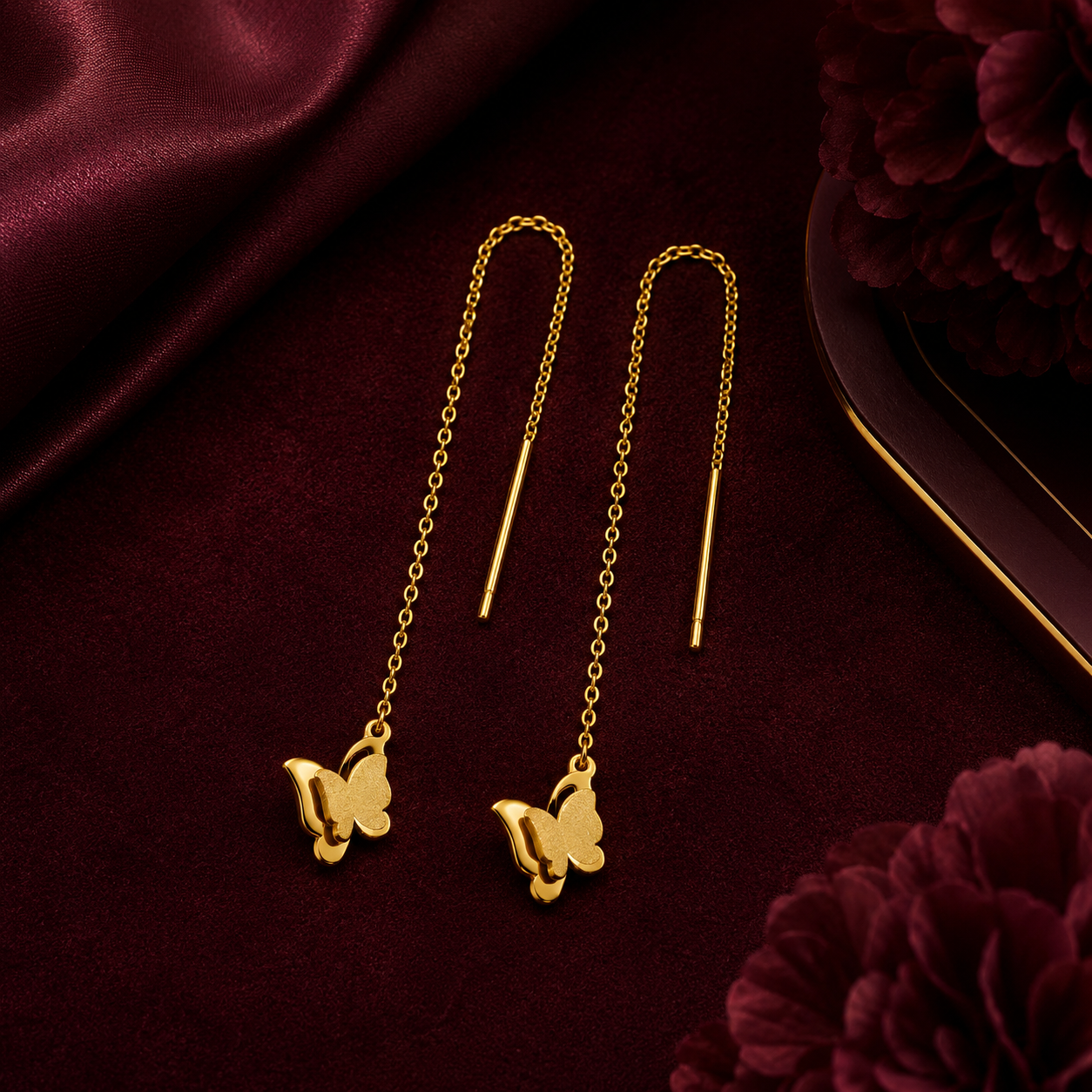 Aurielle  Butterfly Drop Earrings