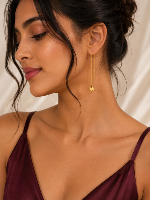 Aurielle  Butterfly Drop Earrings
