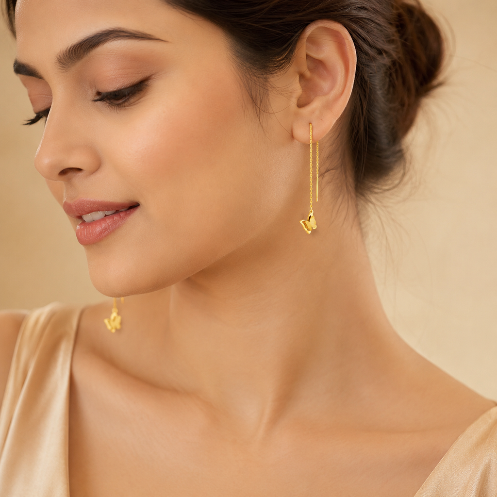 Aurielle  Butterfly Drop Earrings