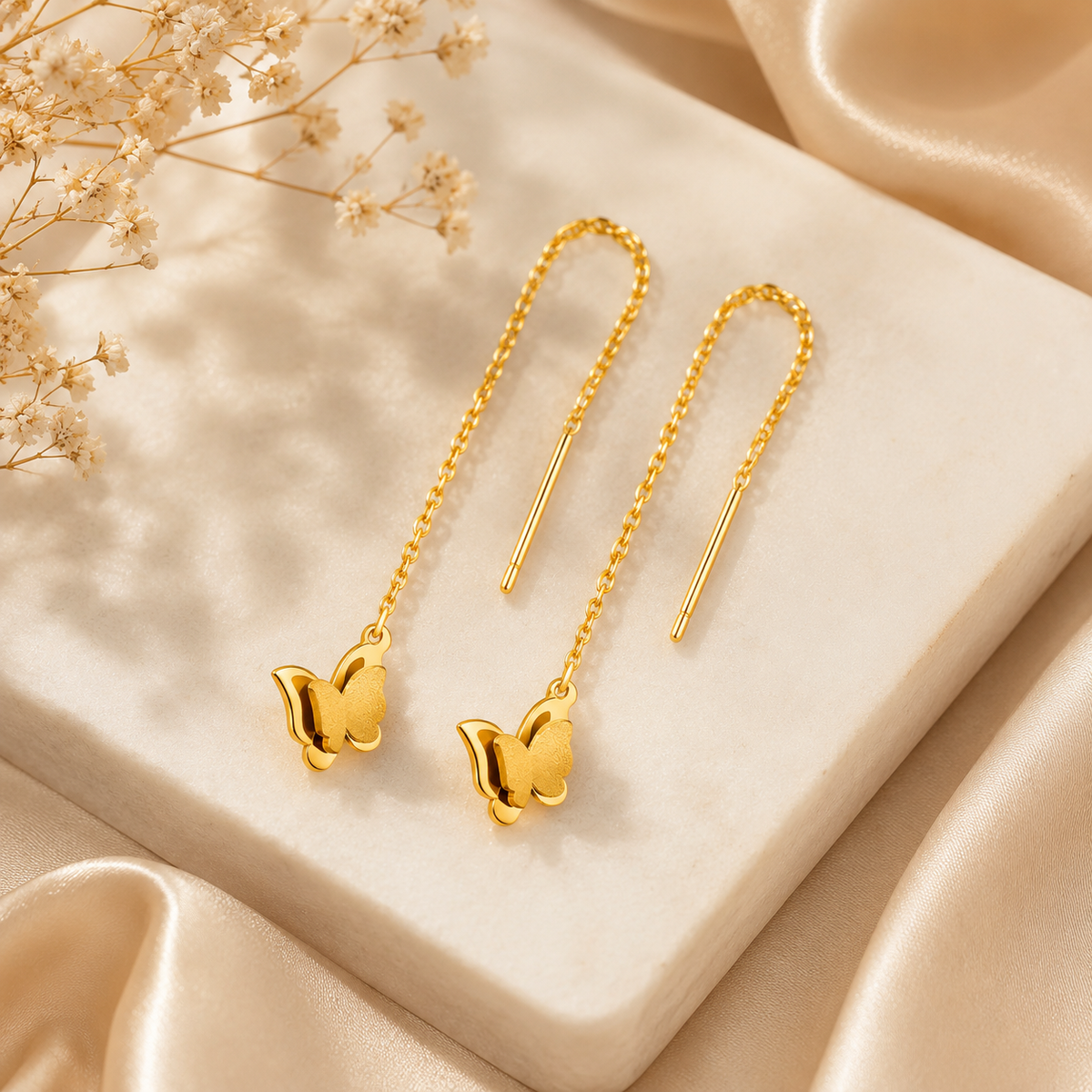 Aurielle  Butterfly Drop Earrings