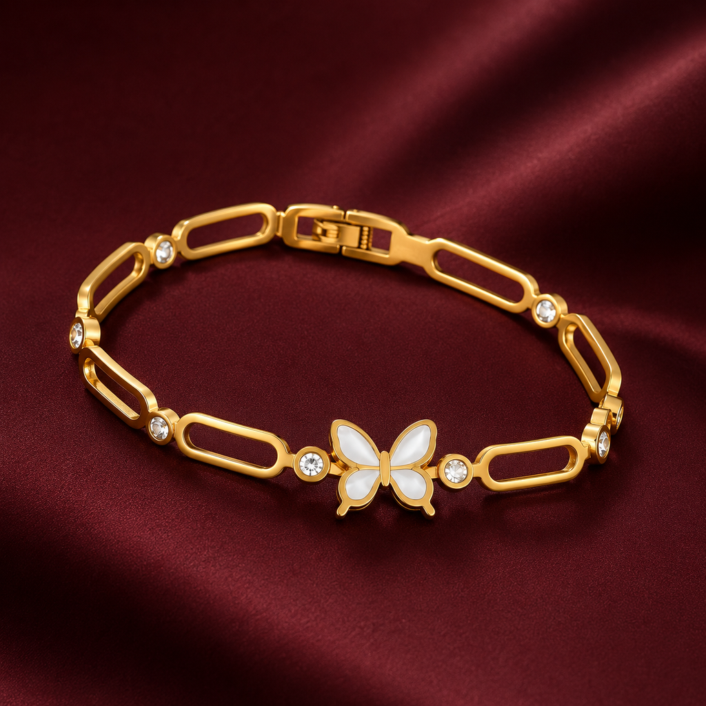 Aurielle Butterfly Charm Bracelet