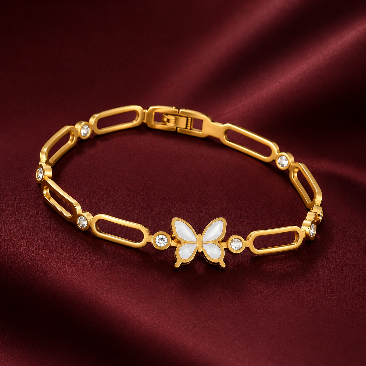 Aurielle Butterfly Charm Bracelet