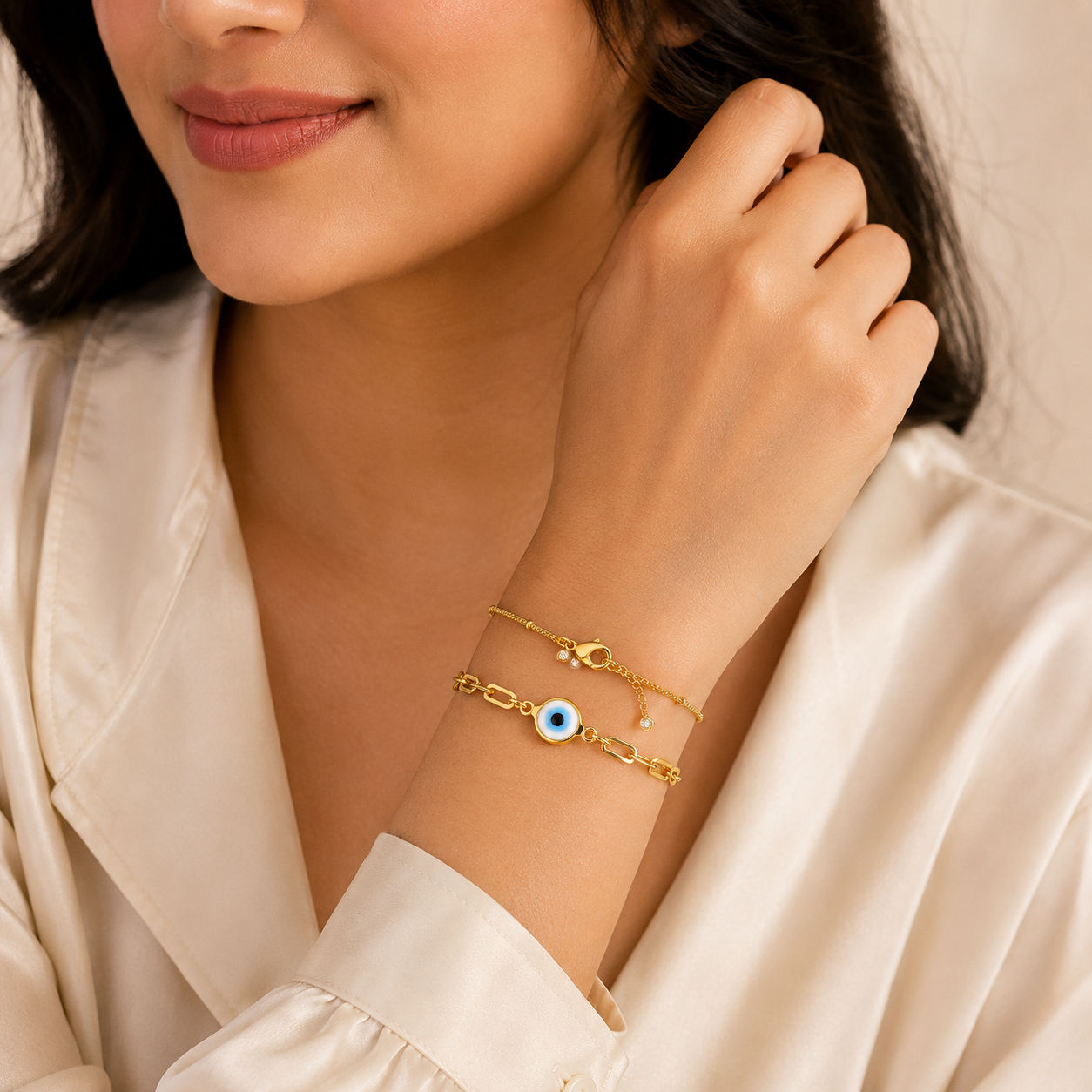 Aurielle Guardian Eye Bracelet
