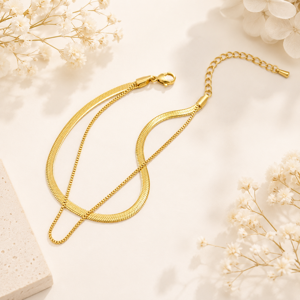 Aurielle Serpentine Luxe Anklet