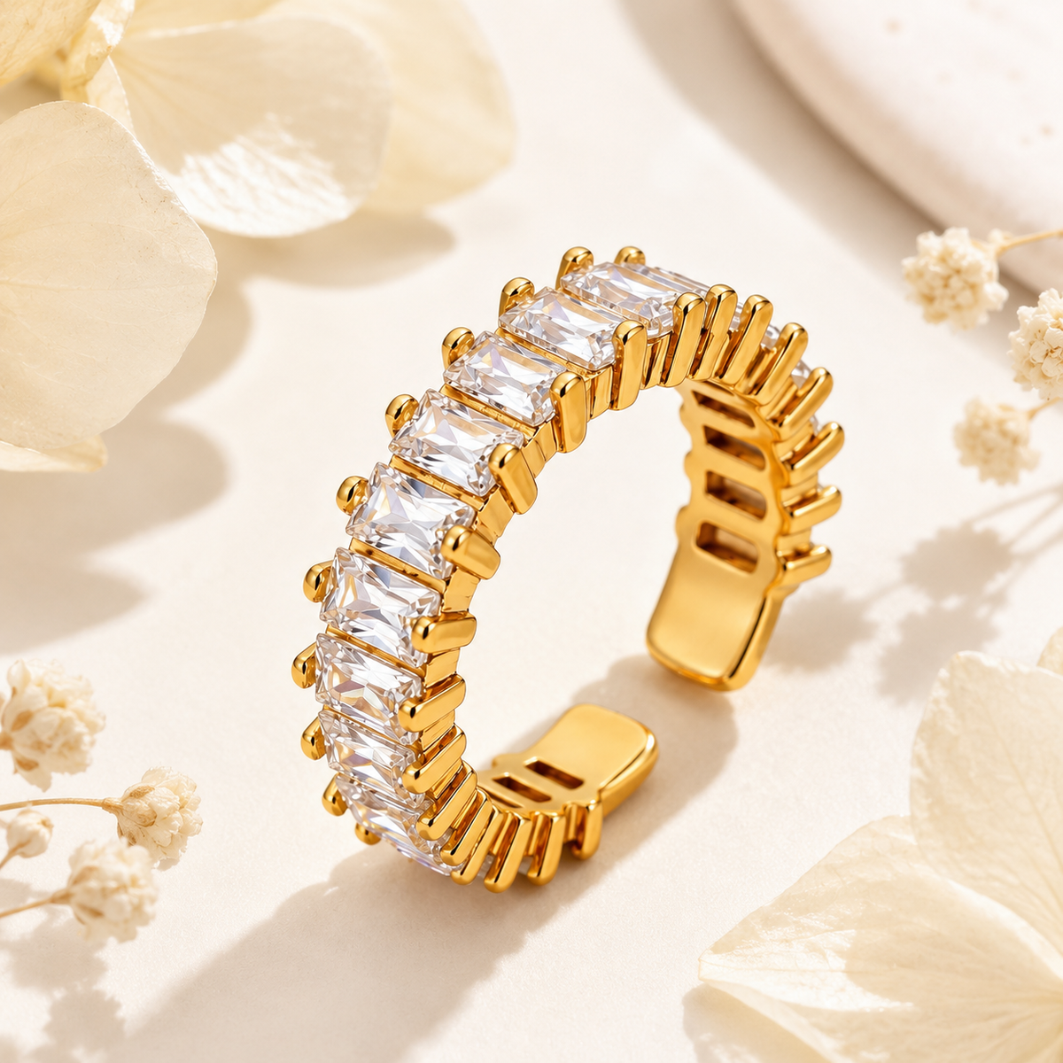 Aurielle Baguette Glow Ring