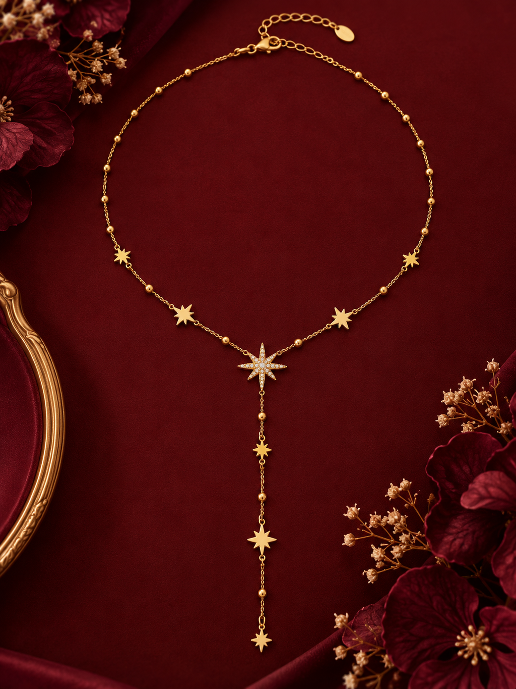 Aurielle Celestia Star Lariat Necklace