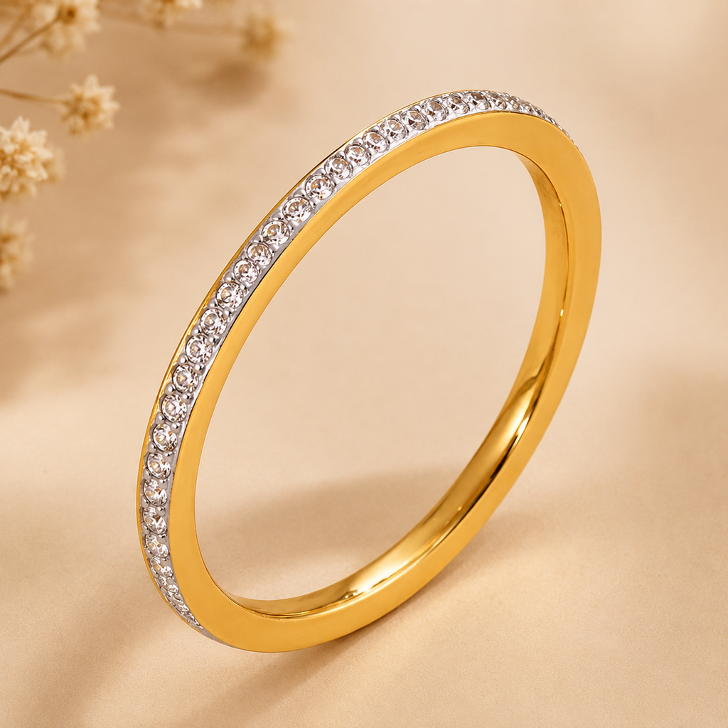 Aurielle Celeste Crystal Band Ring
