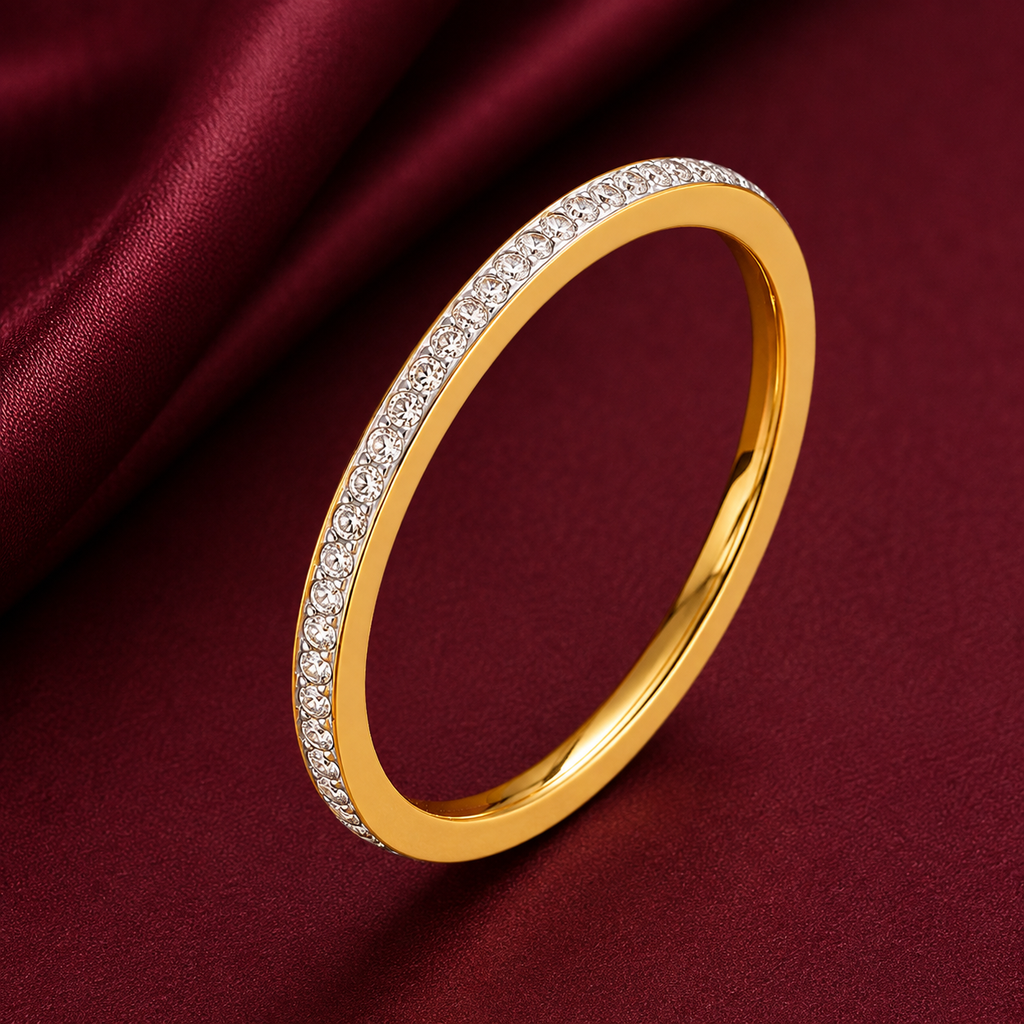 Aurielle Celeste Crystal Band Ring