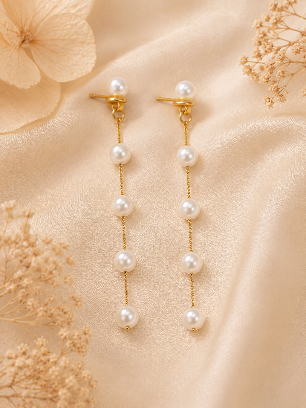 Aurielle Pearl Cascade Earrings
