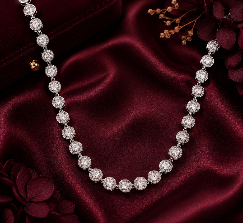 Celeste Halo Necklace