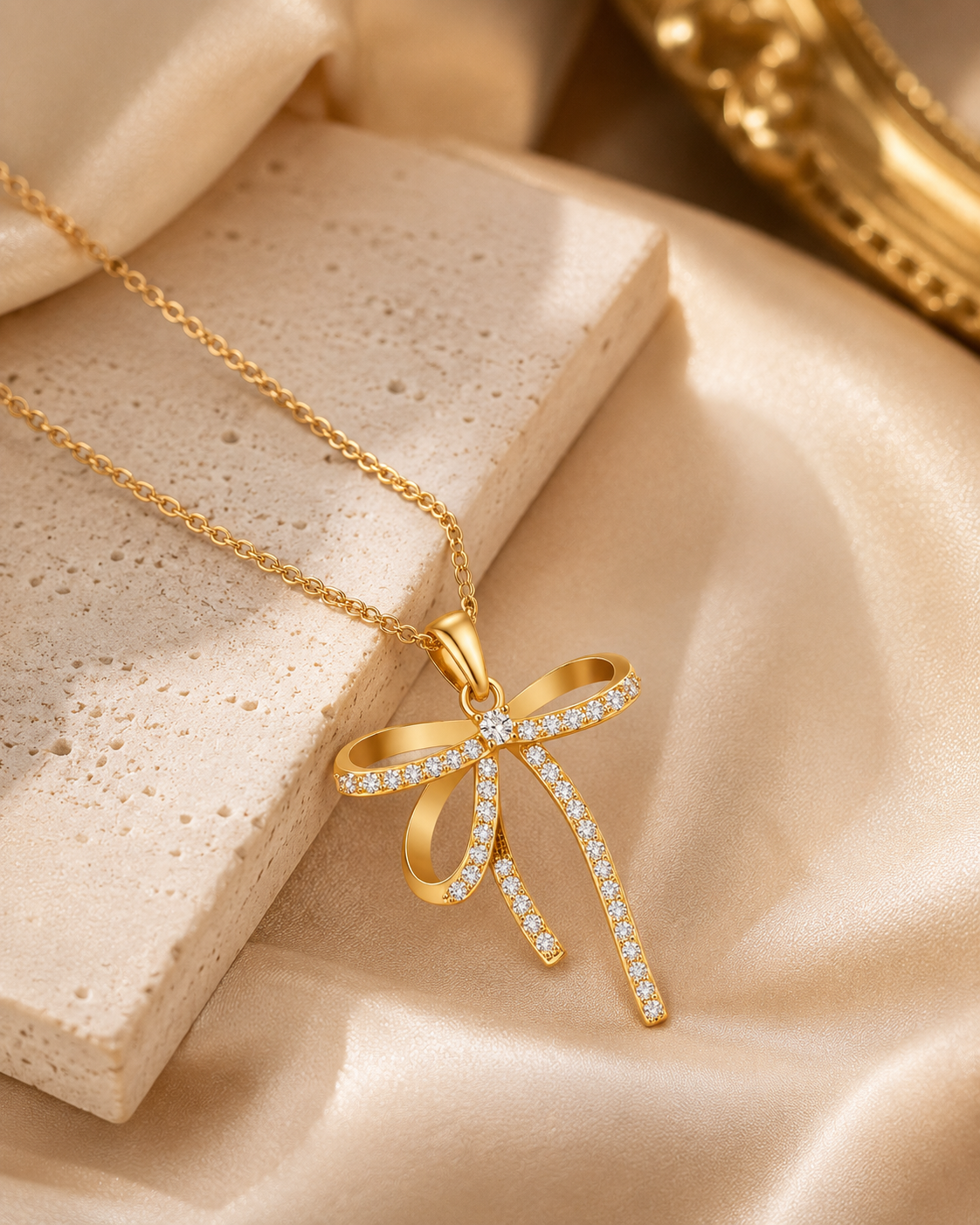 Aurielle  Bow Necklace