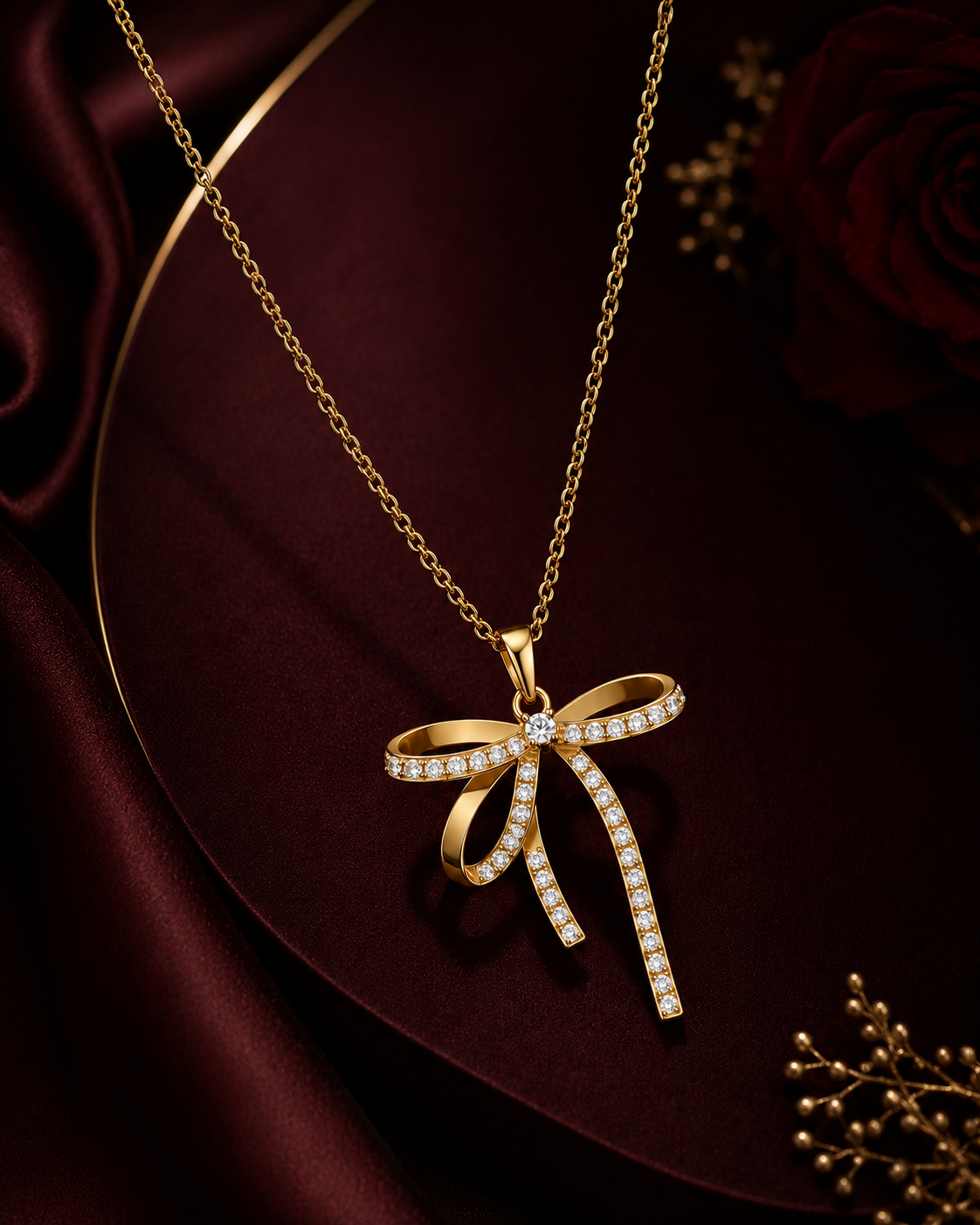 Aurielle  Bow Necklace
