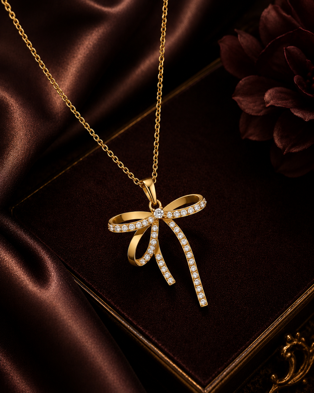 Aurielle  Bow Necklace