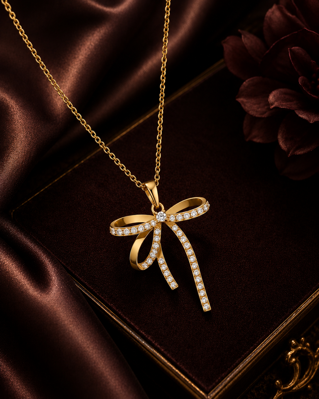 Aurielle  Bow Necklace