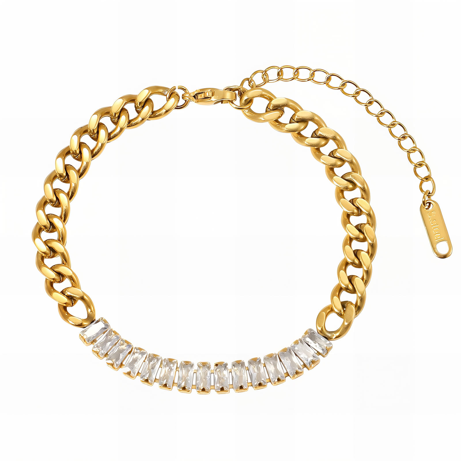 Aurielle Radiance Crystal Link Bracelet